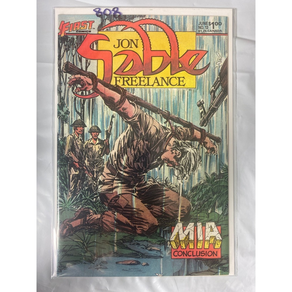 First Comics Jon Sable Freelance Issue 13 June 1984 Mike Grell MIA Conclusion